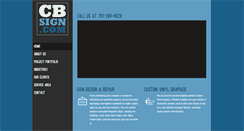 Desktop Screenshot of cbsign.com